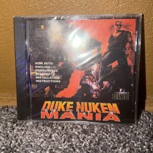 Duke Nukem Mania Compact Disc Video Game CD Rom 1997 Brand New Sealed Vintage DN